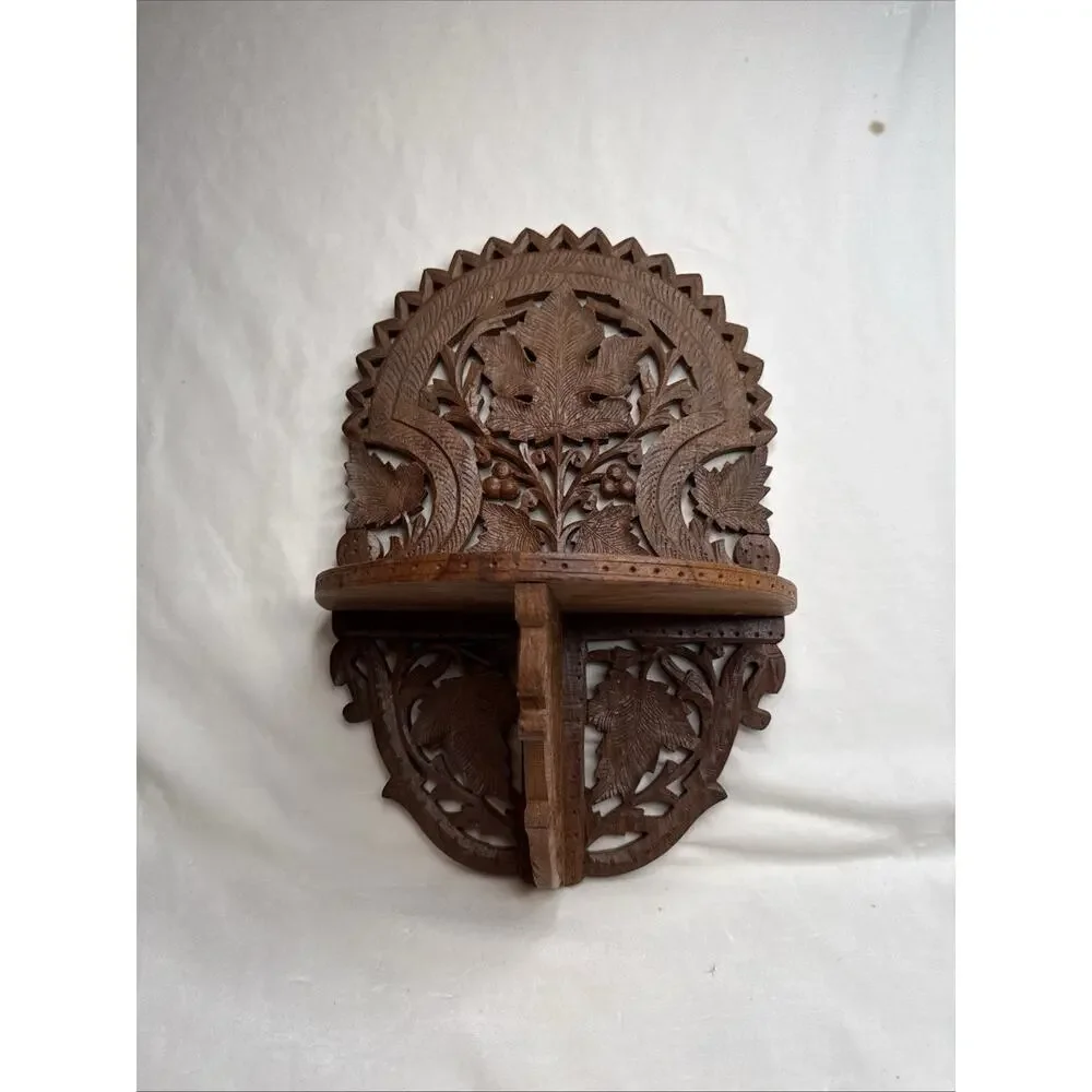 VNTG India Hand Carved Wood 5